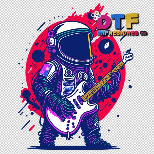 Astronauta Con Guitarra - Imagen 5